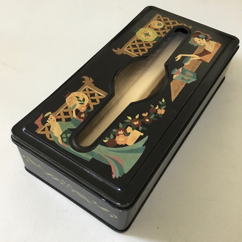 Vintage Art Deco Tissue Box
